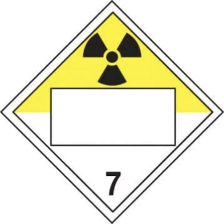 Accuform 10.75 in W, 10.75 in H, PF-Cardstock MPL700CT100